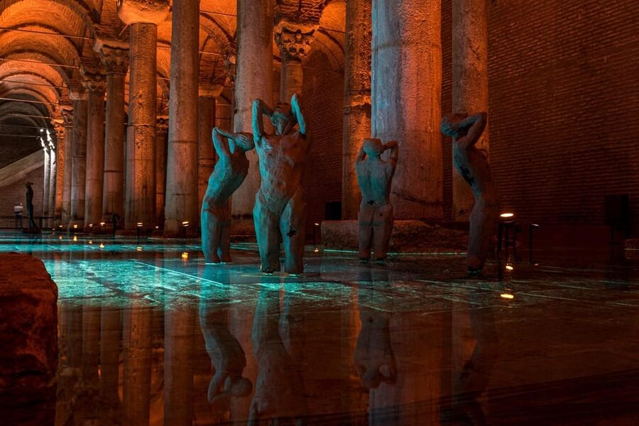 Istanbul: Basilica Cistern Skip-the-Line Entry Ticket - Stairs, cool air, and slippery ground
