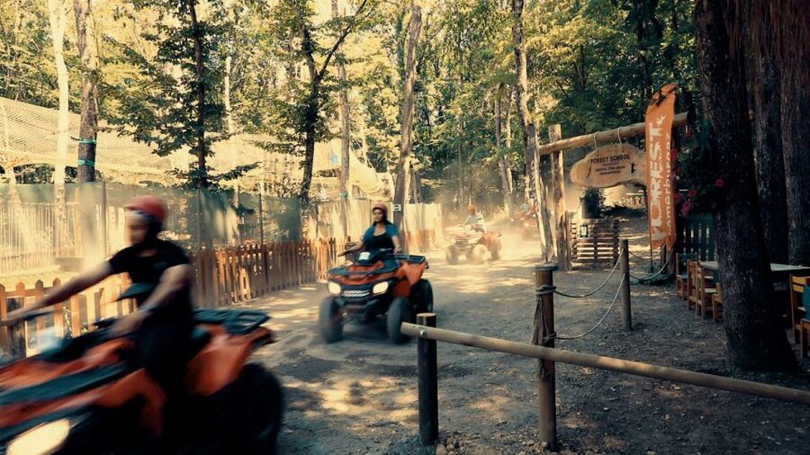 Istanbul: Belgrad Forest ATV Tour with Ziplining Option - The optional zipline choice