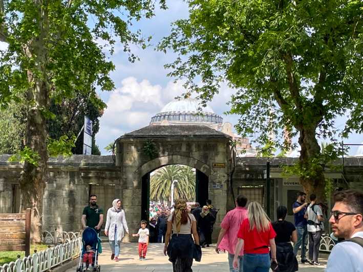 Istanbul: Blue Mosque, Basilica Cistern, & Hagia Sophia Tour - The Blue Mosque and its long security wait