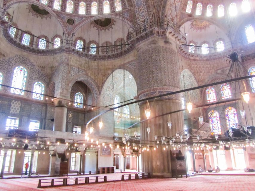 Istanbul: Blue Mosque & Hagia Sophia Guided Tour w/ Tickets - Inside the Blue Mosque