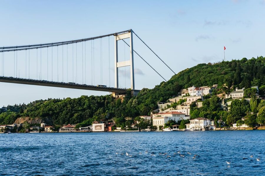 Istanbul: Bosphorus Sunset Cruise on a Luxury Yacht - Ciragan Palace and the Ortakoy waterfront