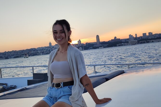 Istanbul Bosphorus Sunset Cruise with Wine on a Luxury Yacht - Dolmabahce Palace and the European shore