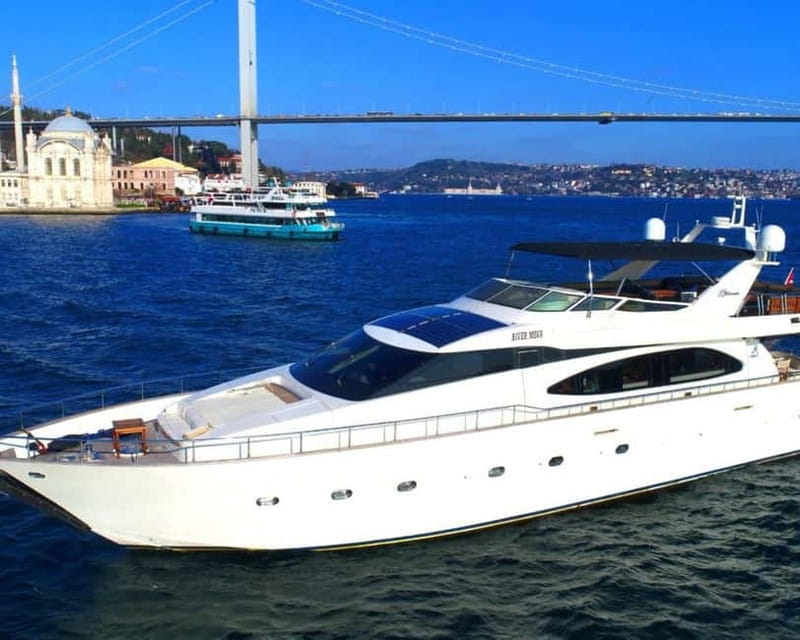 Istanbul: Bosphorus Sunset or Night Yacht Cruise & Transfers - Sunset sailing with an English-speaking guide