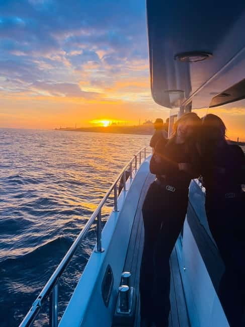 Istanbul: Bosphorus Sunset or Night Yacht Cruise & Transfers - Boarding the yacht and settling in