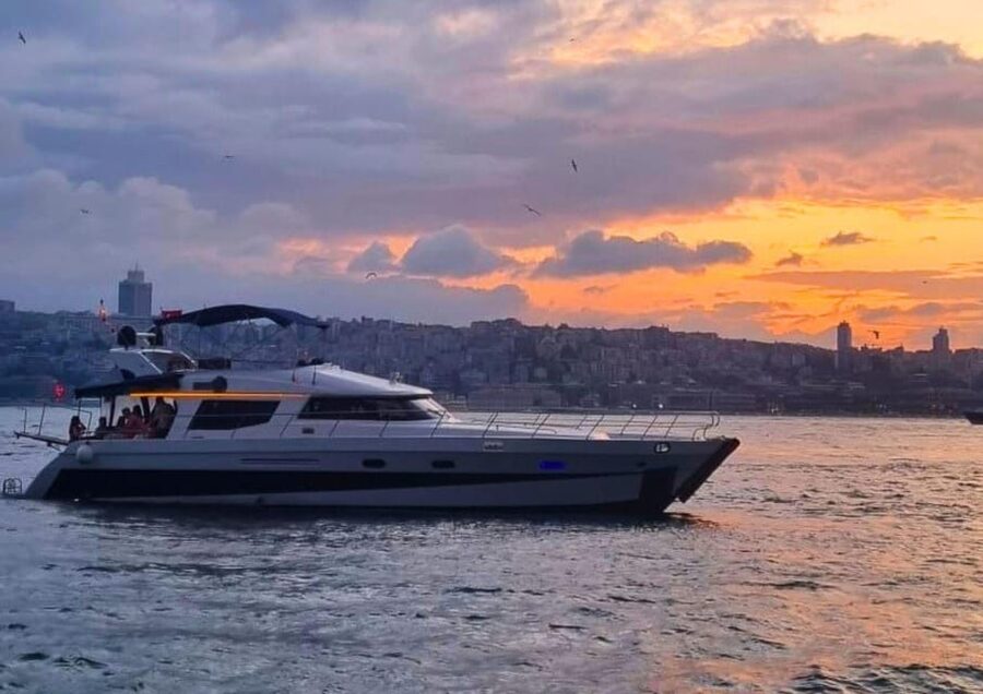 Istanbul: Daytime Bosphorus Yacht Cruise with Fruit & Snacks - Fruit, tea, coffee, and mini pizza