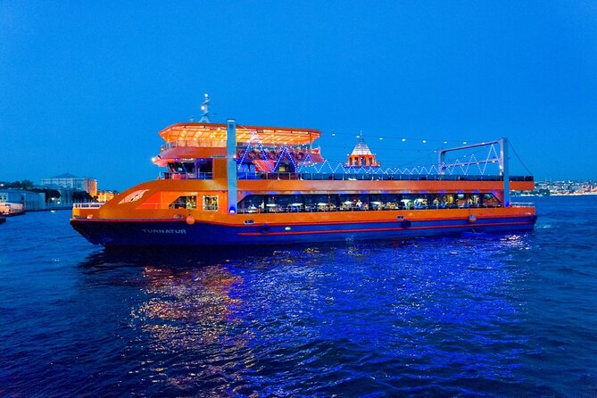 ISTANBUL: Dinner Cruise On The Bosphorus with Turkish night show - From Dolmabahçe Palace to Çırağan Palace