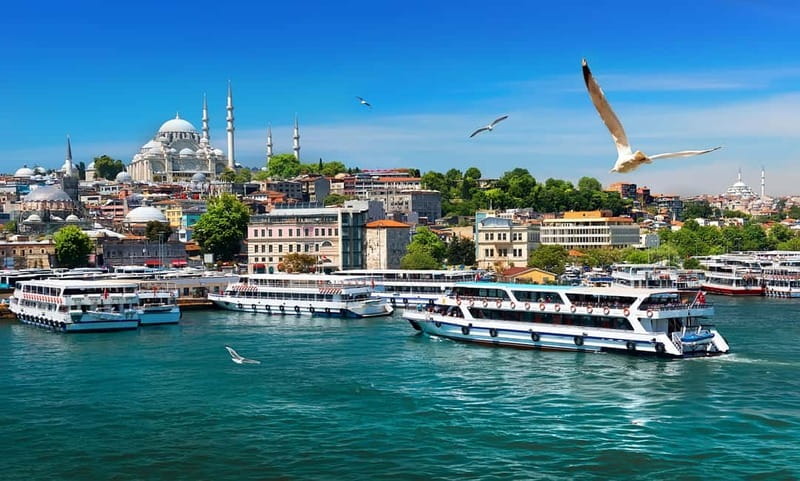 Istanbul: Guided Bosphorus Cruise & Golden Horn Bus Tour - The Golden Horn by coach