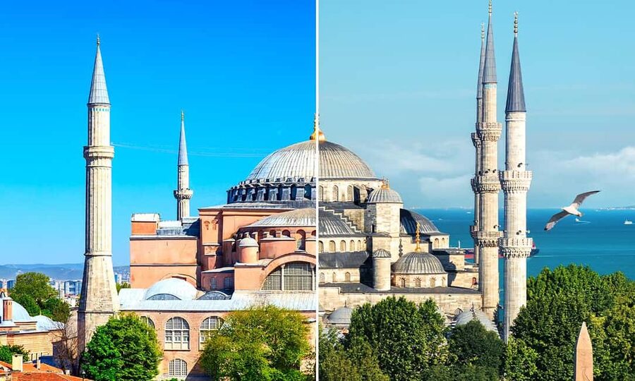 Istanbul: Hagia Sophia Ticket with Audio Guide & Blue Mosque - Crossing Sultanahmet Square to the Blue Mosque
