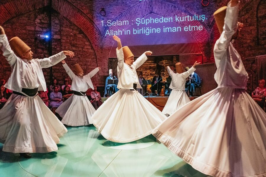 Istanbul: Hodjapasha Whirling Dervishes Show & Exhibition - Watching the dervishes turn in silence