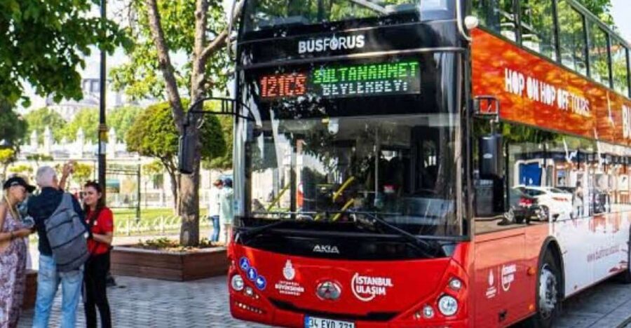 Istanbul Hop On Hop Off Bus24 Hours Ticket - Taksim Square and Şişhane connect old and new Istanbul