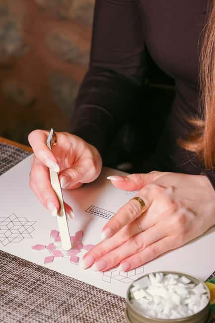 Istanbul: Mosaic Candle Holder Workshop - The opening presentation on mosaic craftsmanship