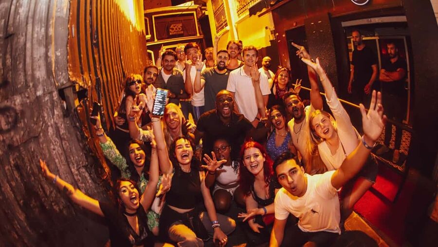 Istanbul: Rooftop Pub Crawl with Party Bus - Starting the night at Fred Bar in Taksim