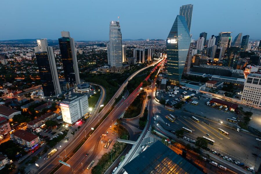 Istanbul: Sapphire Observation Deck Entrance - What the Sapphire Tower view gives you