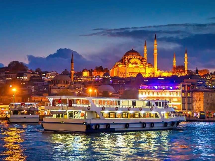 Istanbul: Sunset Bosphorus Yacht Cruise with A break on Asia - What the guide and boat add to the experience