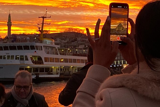 Istanbul Sunset Cruise on the Bosphorus - Rumeli Fortress and the narrowest part of the strait