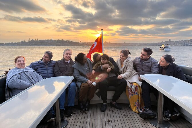 Istanbul Sunset Cruise on the Bosphorus - Maiden’s Tower and the Old City from the water