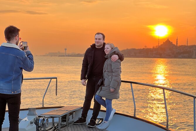 Istanbul Sunset Yacht Cruise on the Bosphorus with Transfers - Çırağan Palace and the Ortaköy Mosque