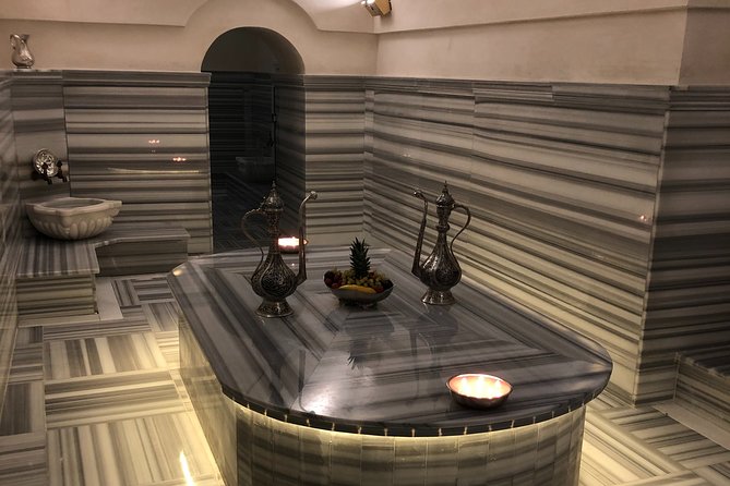 Istanbul Turkish Bath in Ottoman Style at Hammam with Drinks - Tea, coffee, Turkish delight, and Bosphorus views
