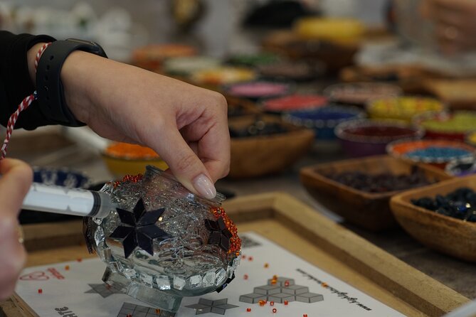 Istanbul: Turkish Mosaic Lamp Workshop in Galata – All Included - Tea, Turkish delight, and a relaxed pace