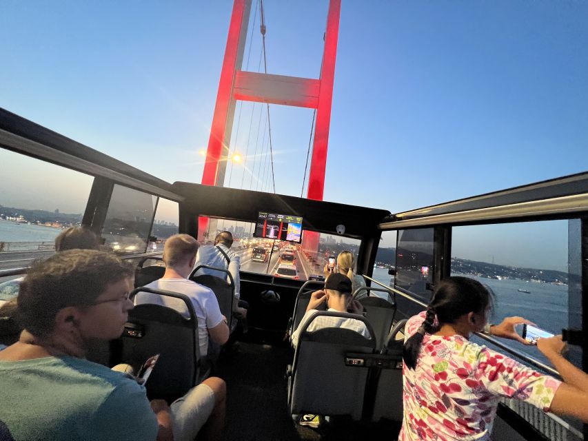 Istanbul: Two Continents Evening Bus Tour with Commentary - Taksim Square and the ride back