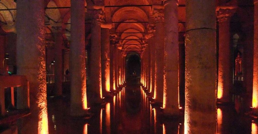 Istanbul Walking Tour: Discovering Old Town - Basilica Cistern below the Old Town