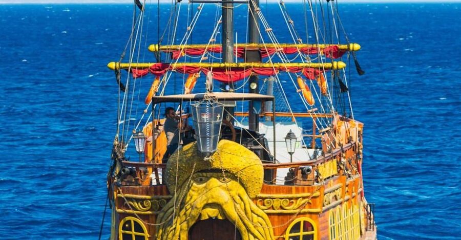 Kardamaina: 3-Bay Pirate Boat Cruise with BBQ Lunch - A Greek BBQ back on Maria Magdalini