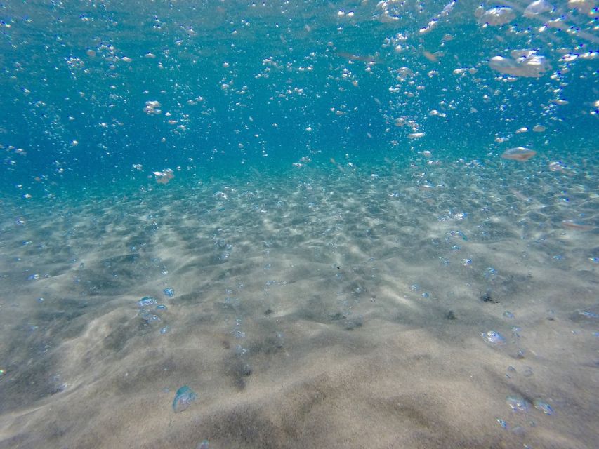 Kardamaina: 3-Bay Pirate Boat Cruise with BBQ Lunch - Bubble Beach brings warm volcanic water