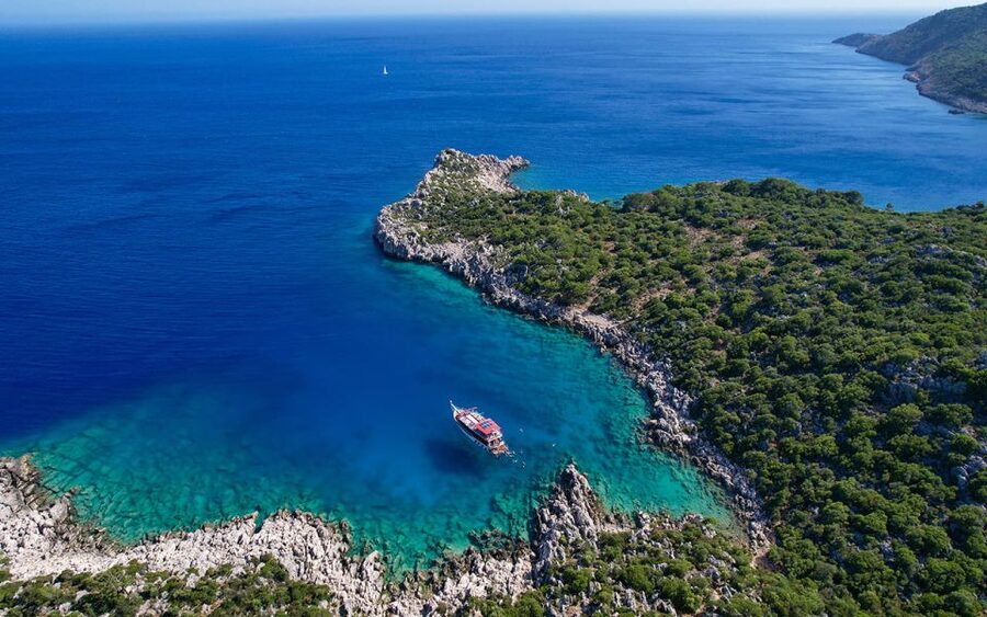 Kas: Full-Day Boat Tour with Lunch - Yarilgan Bay and the first swim