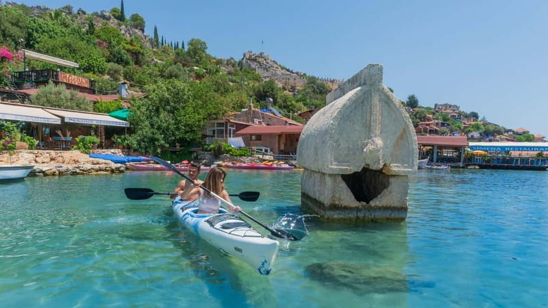 Kekova Guided Sea Kayaking Tour - Simena Castle and Kaleköy in a 45-minute stop