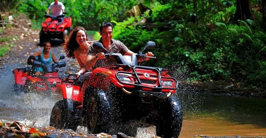Kemer: Quad Safari Experience - Forests, hills, and shallow water