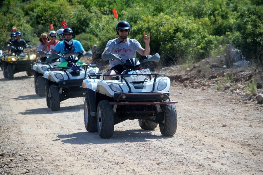 Kemer: Quad Safari Experience - A scenic pause near Göynük Canyon