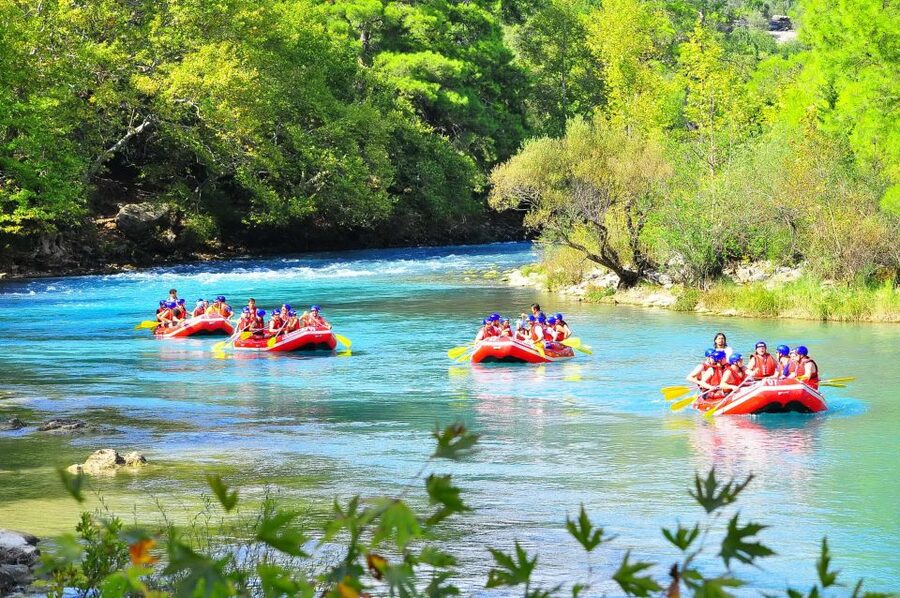 Köprülü Canyon Antalya: Whitewater Rafting Trip - The 15-kilometer run between two old bridges