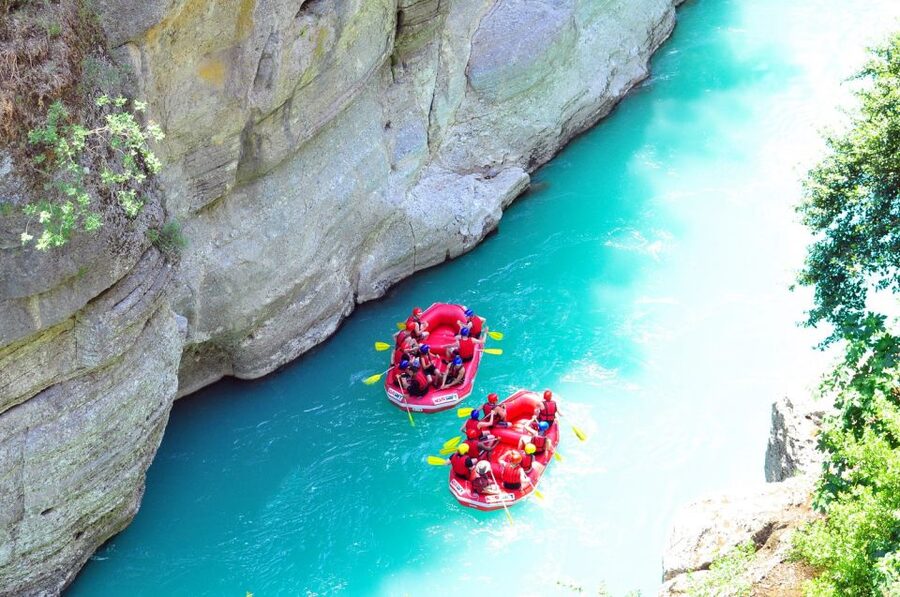Köprülü Canyon Antalya: Whitewater Rafting Trip - Swimming, surfing, and the breaks