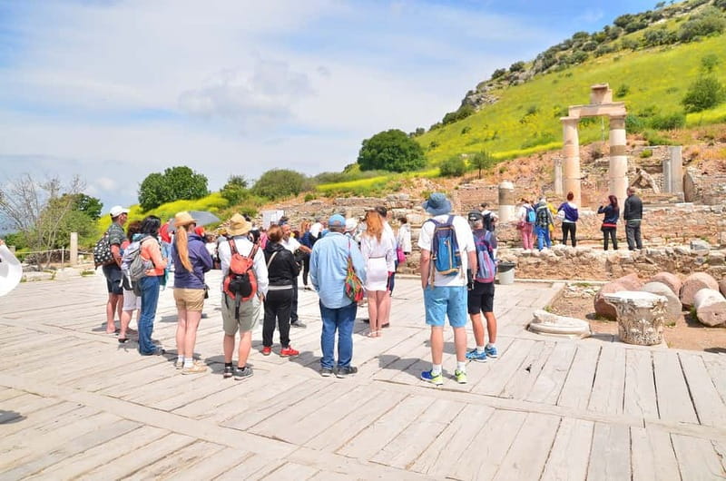 Kusadasi: Ephesus & House of Mary Small Group Tour w/Lunch - The Great Theatre where Paul preached