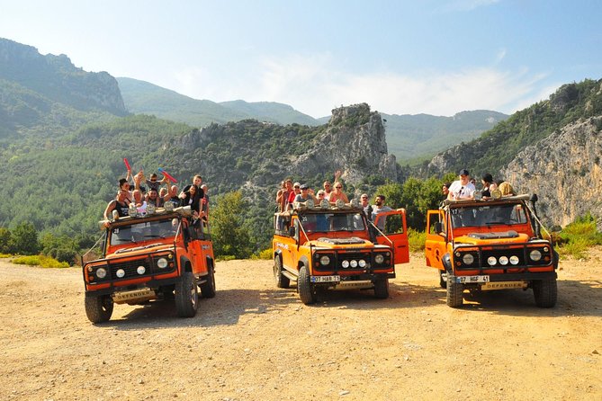Kusadasi Jeep Safari Adventure w/LUNCH from Kusadasi Hotels&PORT - The dusty mountain tracks and water fights