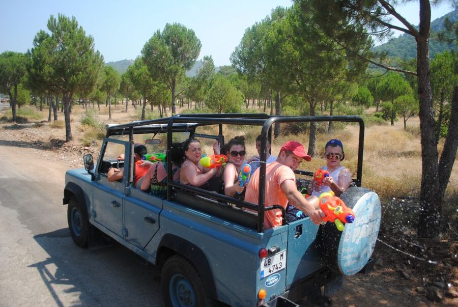 Kusadasi Jeep Safari w/ Lunch and Water Fight - Echo Valley and Kursunlu Monastery