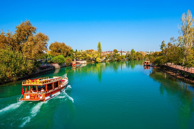 Manavgat River Cruise, Waterfalls and Market Tour from Belek - The beach stop and the river meeting the sea