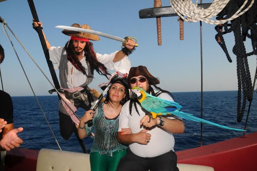 Marmaris: All-Inclusive Pirate Boat Trip with Pickup Option - The pirate boat and finding your best seat