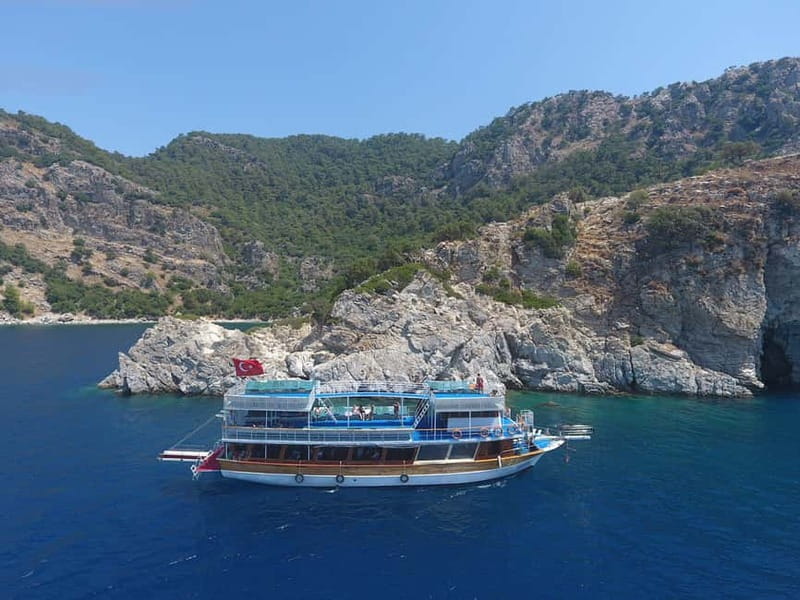 Marmaris: Boat Trip w/Lunch, ansfer & Unlimited Drinks - Green Sea closes the swimming circuit