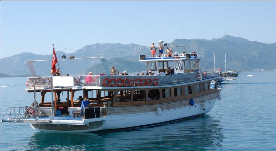 Marmaris Full-Day Boat Trip with Unlimited Soft Drinks+Lunch - Adaköy fish farms and the first short stop