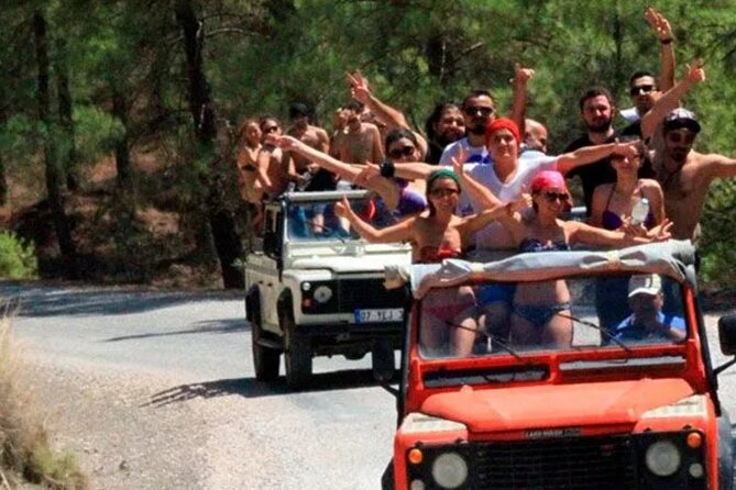 Marmaris Jeep Safari Tour With Waterfall and Water Fights - Kizkumu Beach and the walk into the sea