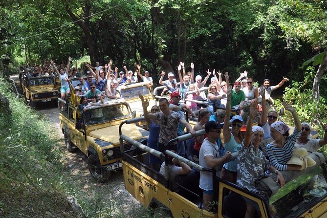 Marmaris Jeep Safari Tour With Waterfall and Water Fights - Mud tracks, mountain roads, and the famous water fight