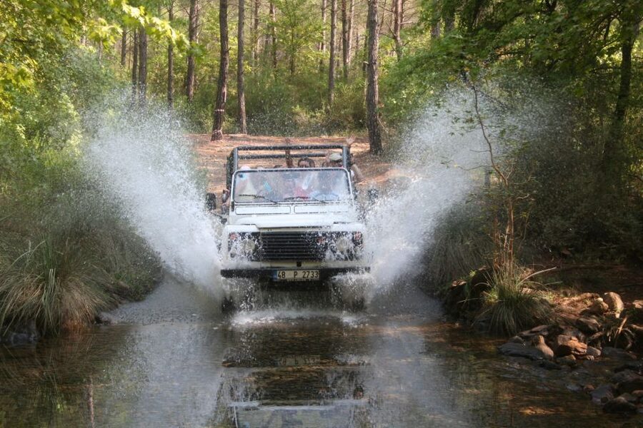 Marmaris Jeep Safari Water Fight, Colour and Foam Party - The old tree and the traditional wish