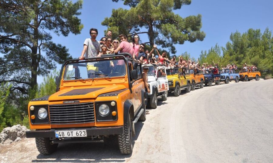 Marmaris Jeep Safari Water Fight, Colour and Foam Party - Jesus Beach and its shallow walking waters