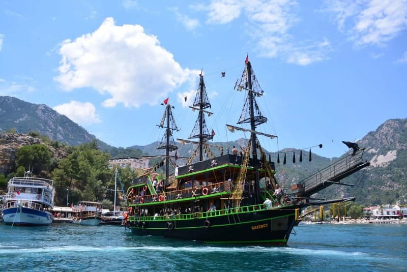 Marmaris: Pirate Cruise, Lunch, Soft Drinks, and Foam Party - A pirate boat day from Marmaris and Icmeler
