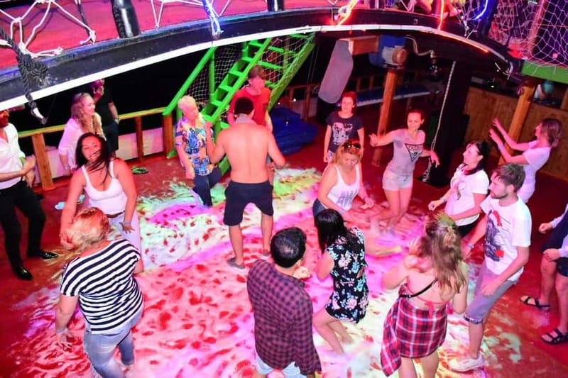 Marmaris: Pirate Cruise, Lunch, Soft Drinks, and Foam Party - What the four swim stops are like