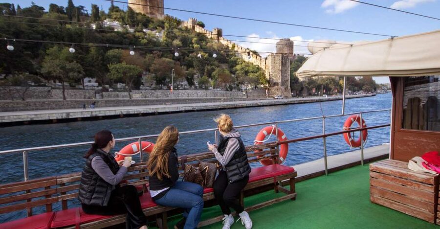 Morning Bosphorus Cruise and Spice Bazaar - Boarding the boat for a two-continent view