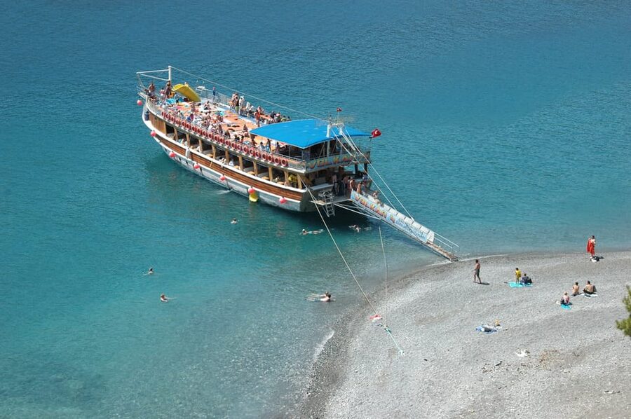 Oludeniz: 6-Island Boat Trip with Swim Stops and Lunch - Butterfly Valley brings the big views