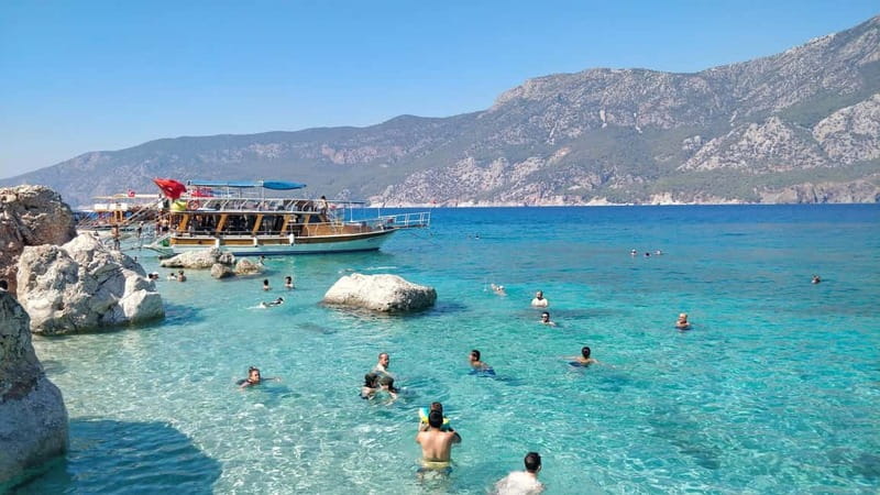 Oludeniz: Butterfly Valley, St. Nicholas Island incl. Lunch - Swimming inside the Blue Cave