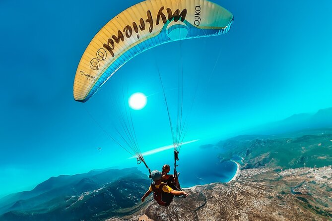 Oludeniz Paragliding in Fethiye Turkey - Stop 4: Kayaköy from the air